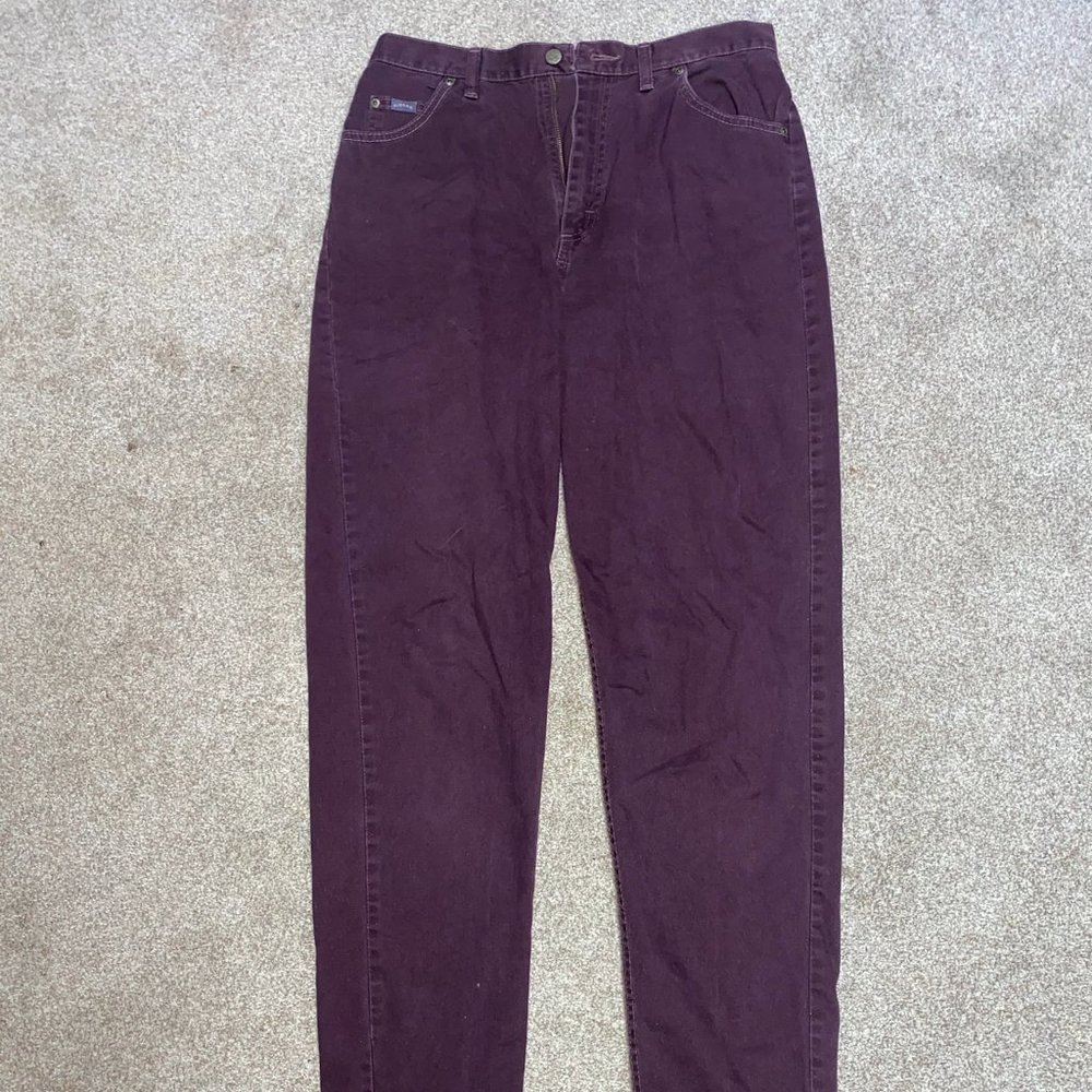 Riders high-wasted tapered-leg jean